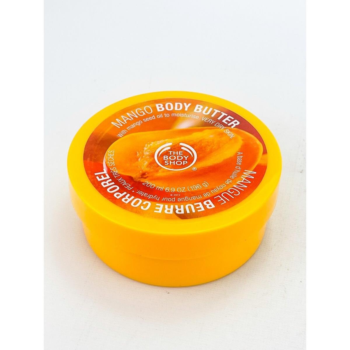 The Body Shop Very Dry Skin Mango Body Butter 6.9oz Mango Seed Oil