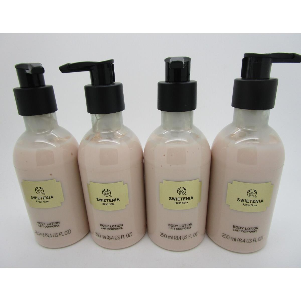 The Body Shop Body Lotion Swietenia Fresh Flora - Lot of 4