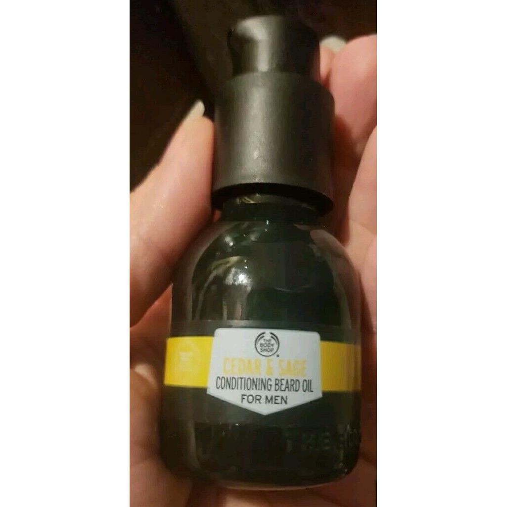 The Body Shop Cedar Sage Conditioning Beard Oil For Men 30ml/1oz