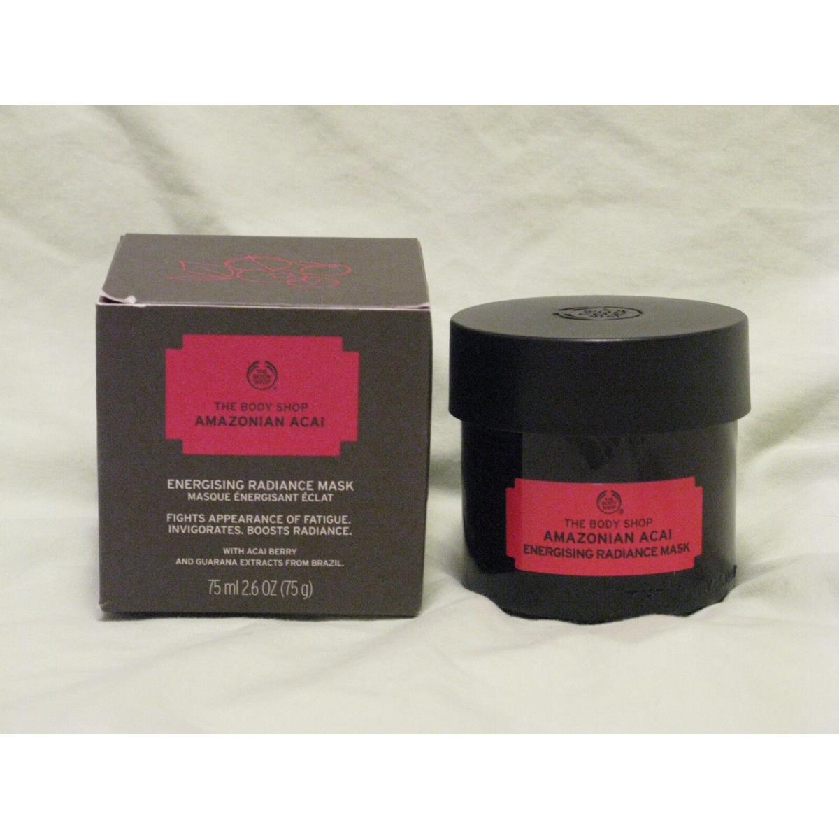 The Body Shop `amazonian Acai Energizing Radiance Face Mask` 3oz Treatment