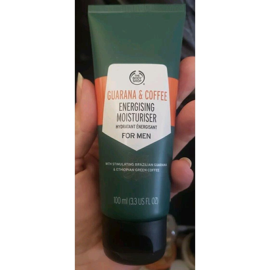 The Body Shop Guarana Coffee Energizing Moisturizer For Men 3.3oz./100ml Vegan