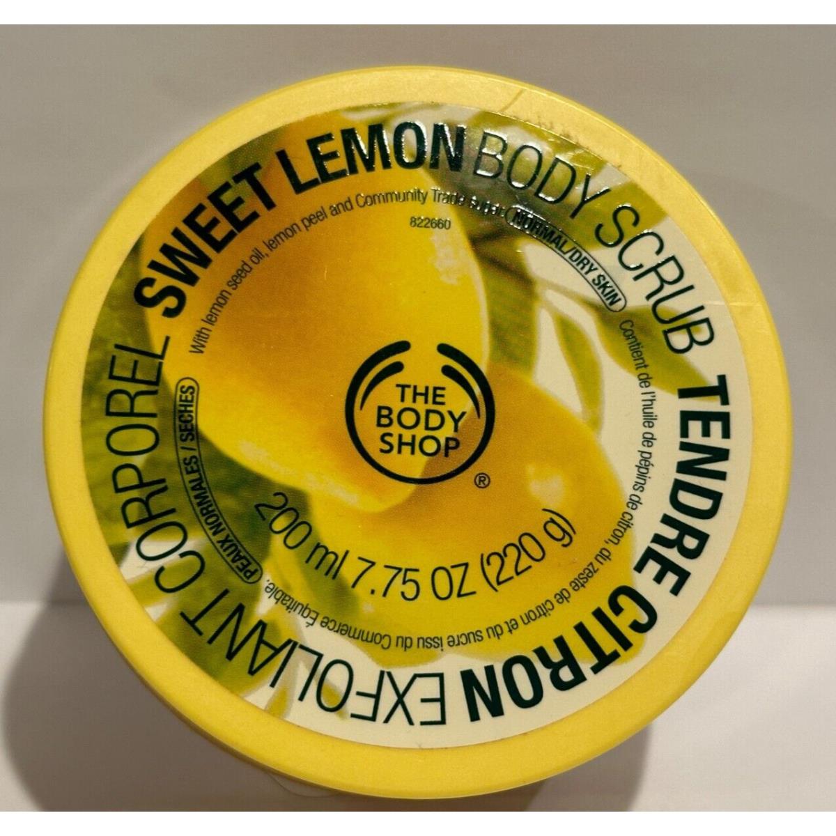 The Body Shop Sweet Lemon Body Scrub Women - 7.75 oz / 200 ml