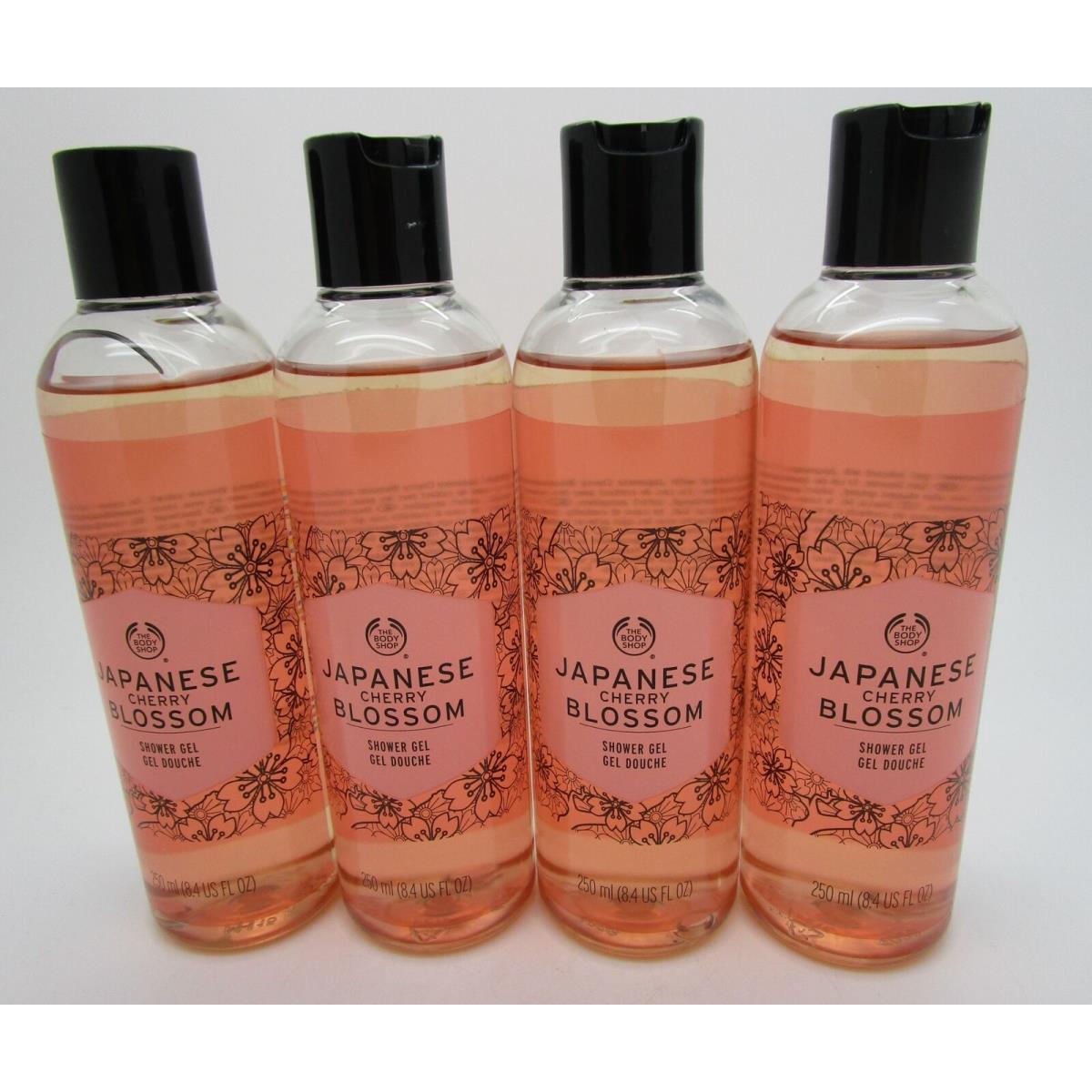 The Body Shop Shower Gel Japanese Cherry Blossom 8.4 oz - Lot of 4