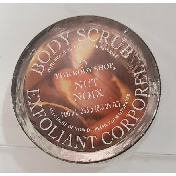 Nos The Body Shop Nut Body Scrub Exfoliating 8.3 Oz Bath