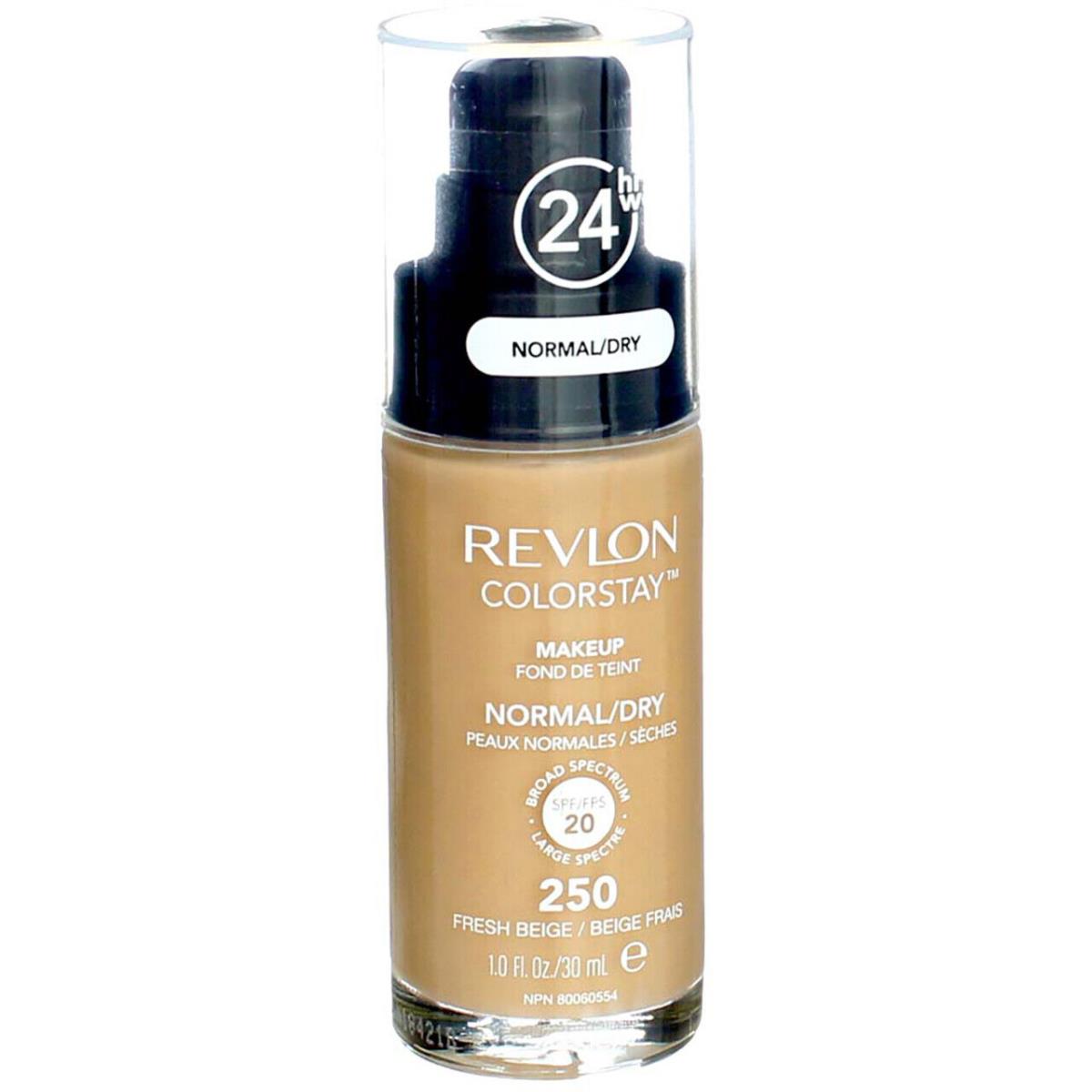 4 Pack Revlon Colorstay Makeup Foundation For Normal Dry Skin Fresh Beige