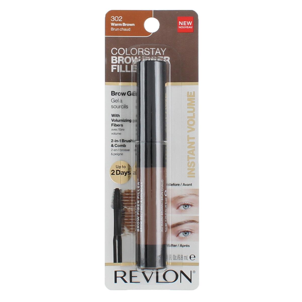 4 Pack Revlon Colorstay Eyebrow Color Warm Brown 302