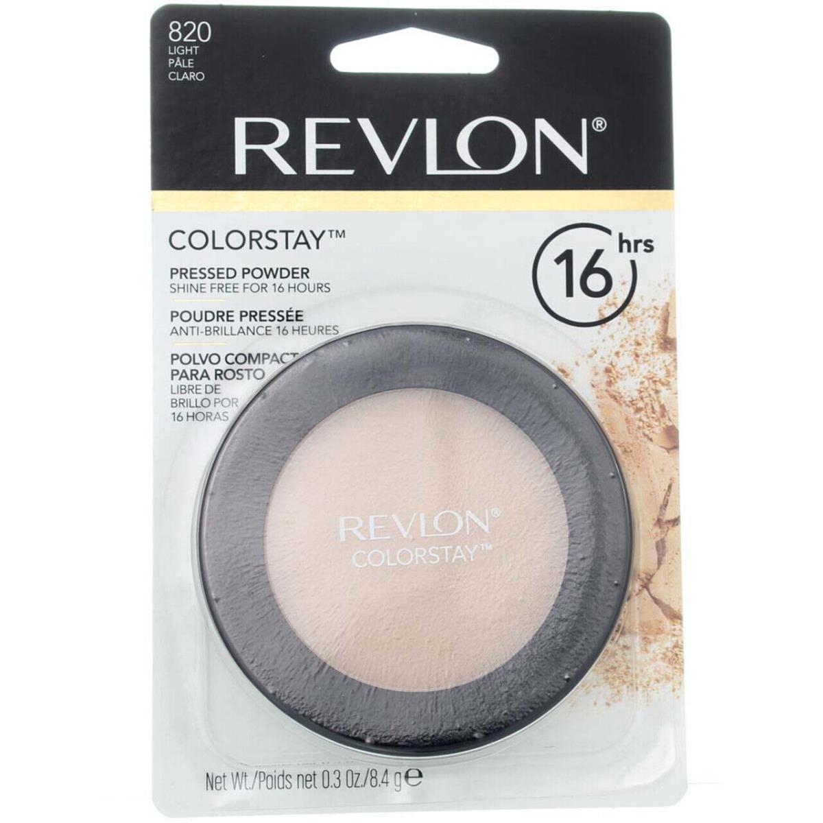 6 Pack Revlon Colorstay Pressed Powder Light 820 0.3 oz