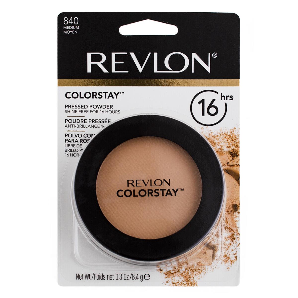 6 Pack Revlon Colorstay Pressed Powder Medium 840 0.3 oz