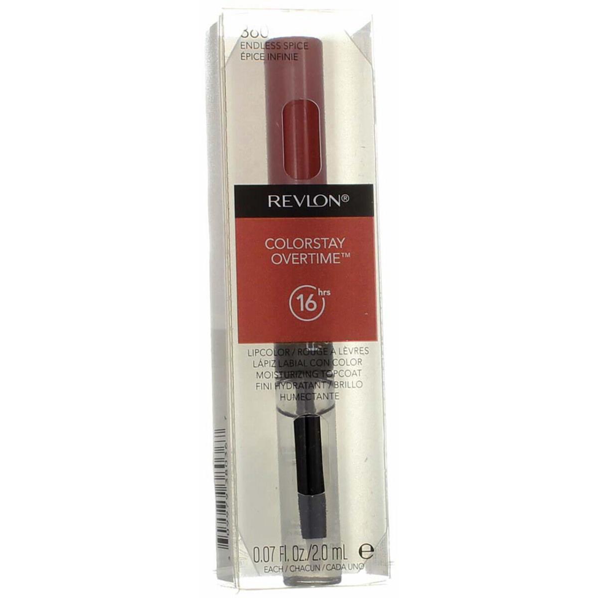 4 Pack Revlon Colorstay Overtime Lipcolor Endless Spice 360 0.07 fl oz