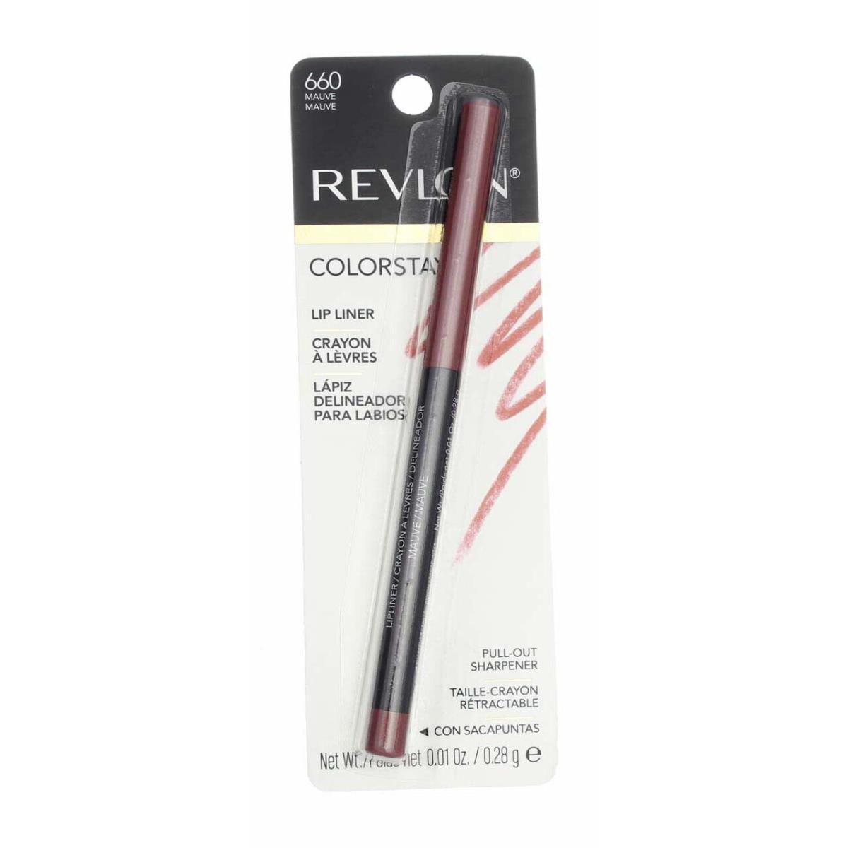 5 Pack Revlon Colorstay Lipliner Mauve 660 0.01 oz