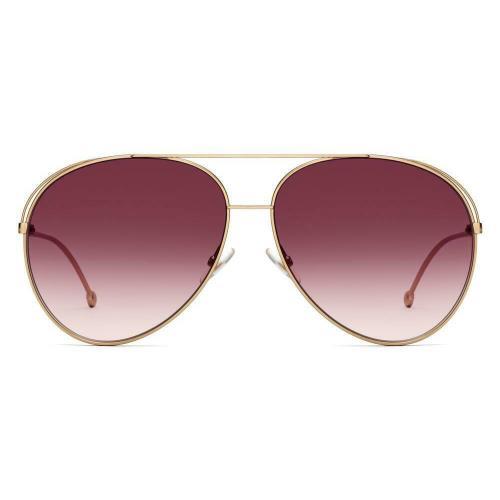 Fendi Sunglasses FF0286 0003X 63mm Gold / Pink Shaded Lens