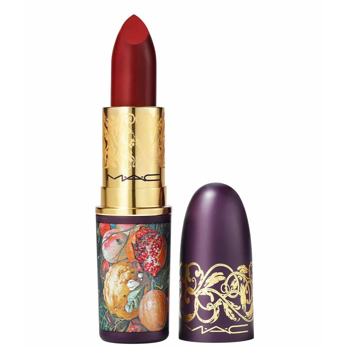 Mac Tempting Fate Lipstick Avant Garnet Deep Red Lip Stick FS