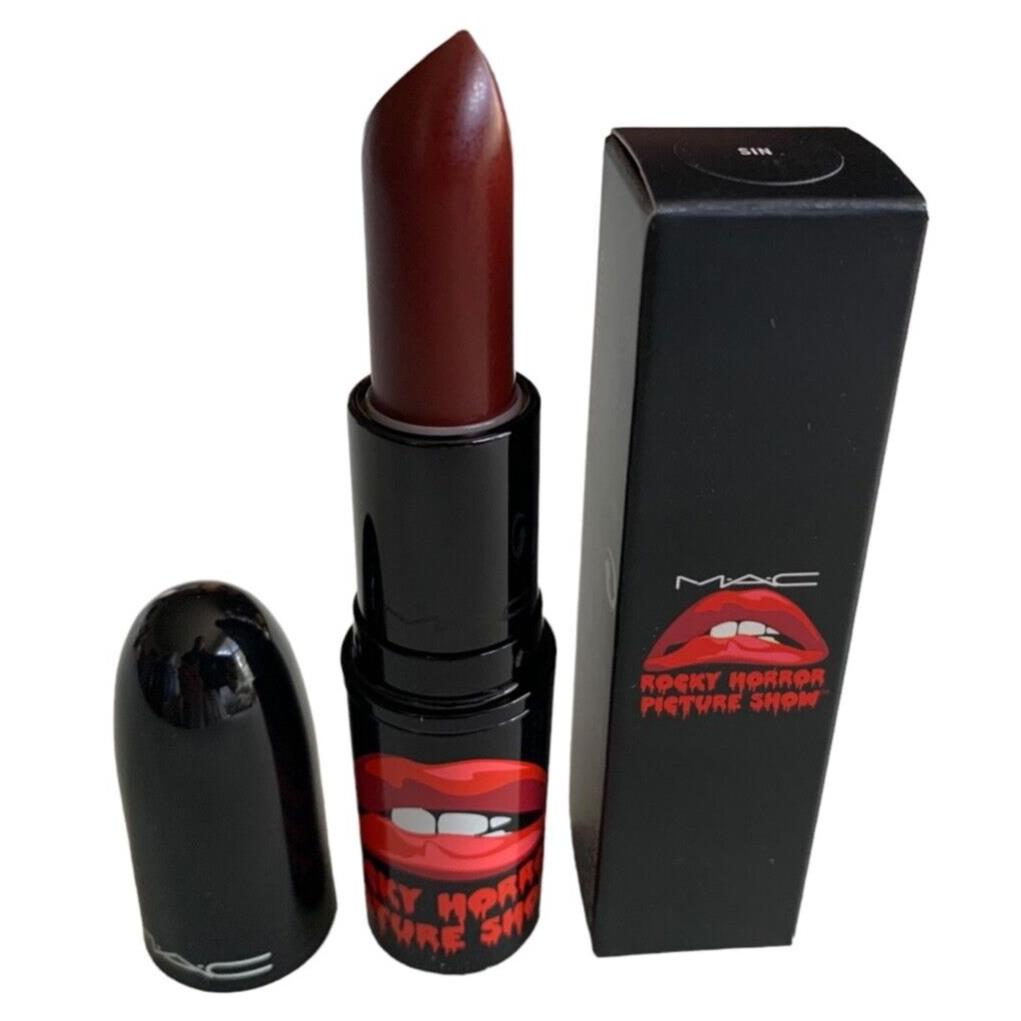 Mac Rocky Horror Picture Show Lipstick Sin Burgundy Matte