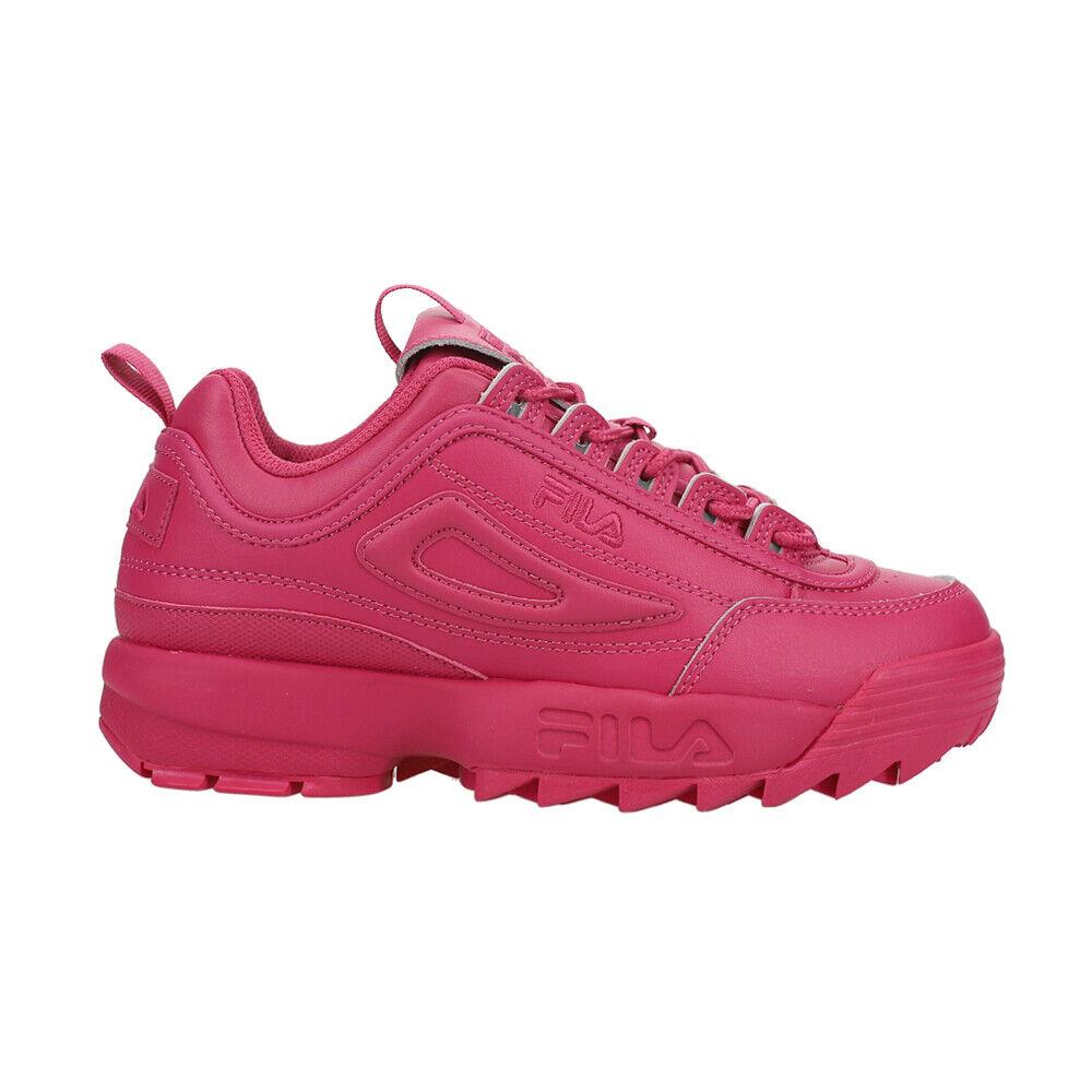 Fila Disruptor Ii Premium Lace Up Womens Pink Sneakers Casual Shoes 5XM01807-50