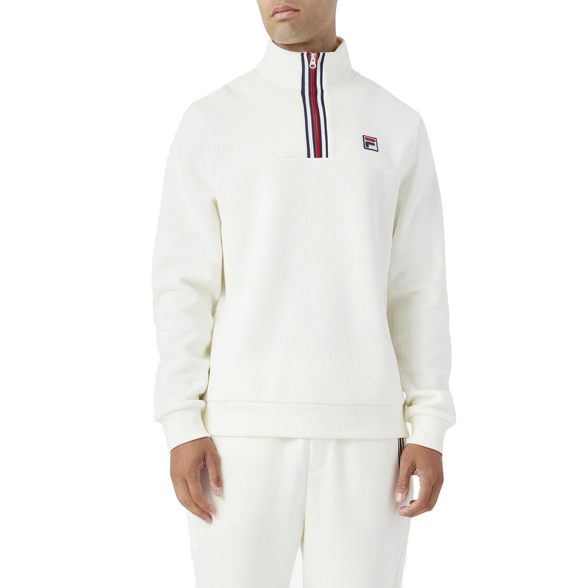 Fila Weston Half-zip Mens Pullover Egret