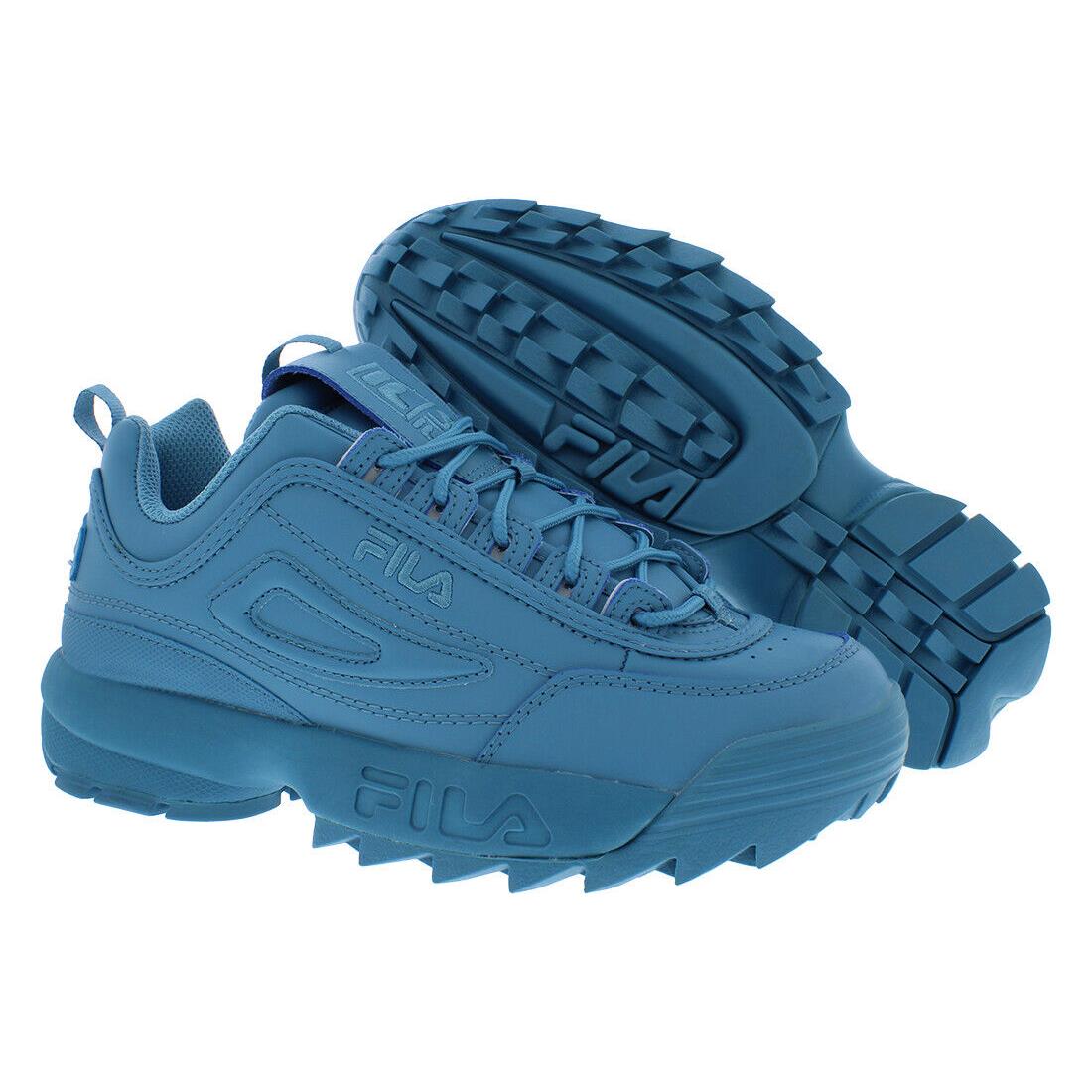 Fila Disruptor II Premium Womens Shoes Size 8 Color: Blue - Blue, Main: Blue