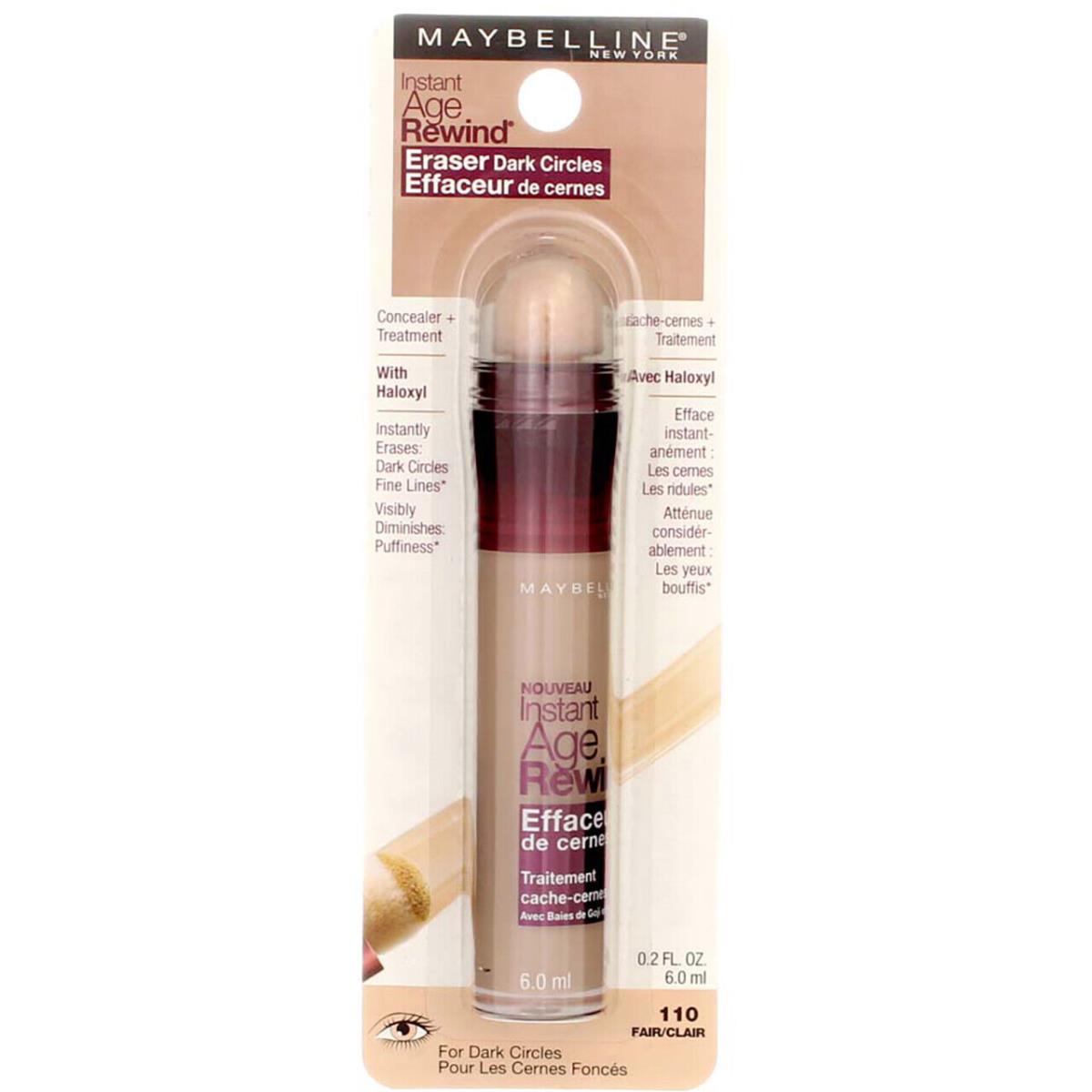 5 Pack Maybelline Instant Age Rewind Eraser Dark Circles Concealer Fair