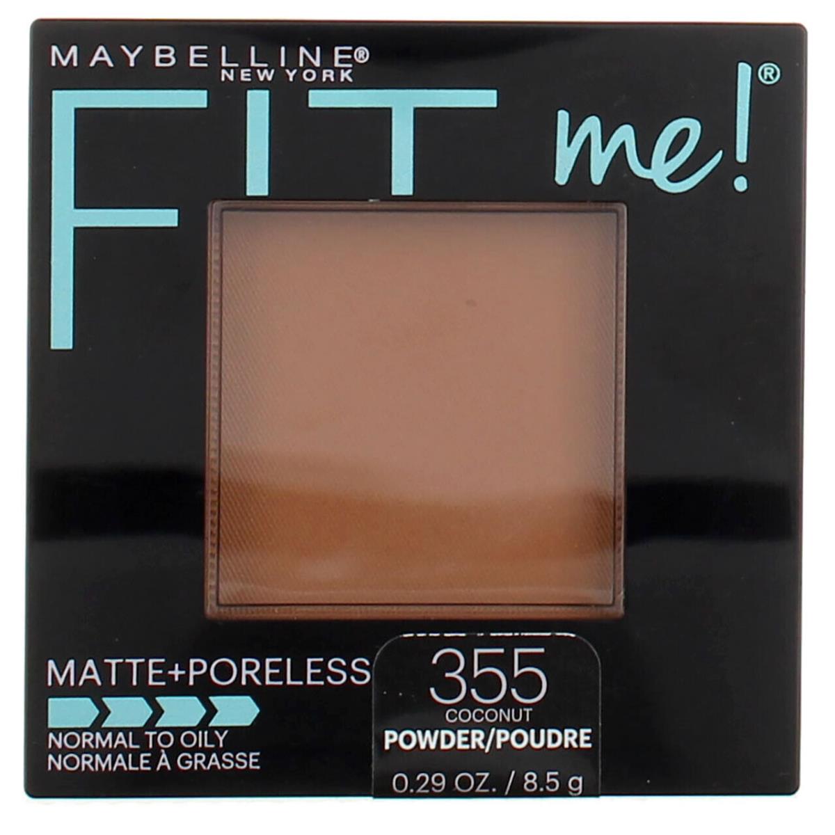 6 Pack Maybelline Fit Me Matte + Poreless Pressed Powder Coconut 355 0.29 oz