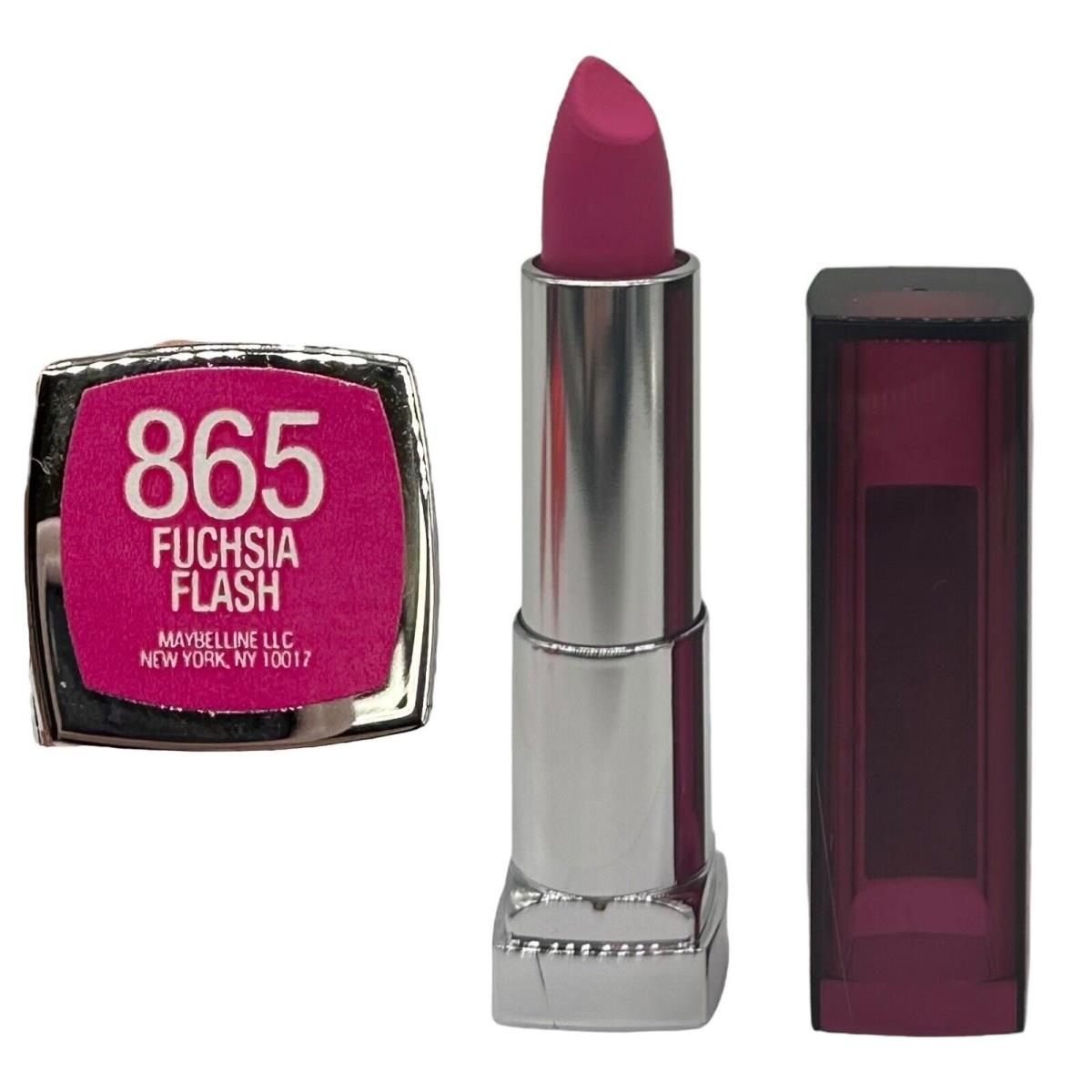 Maybelline Color Sensational Vivid Lipstick 865 Fuchsia Flash Satin Finish Honey