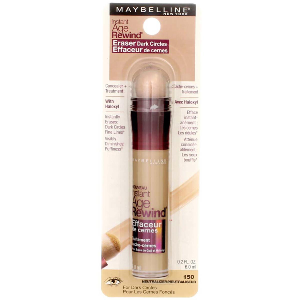 4 Pack Maybelline Instant Age Rewind Eraser Dark Circles Concealer