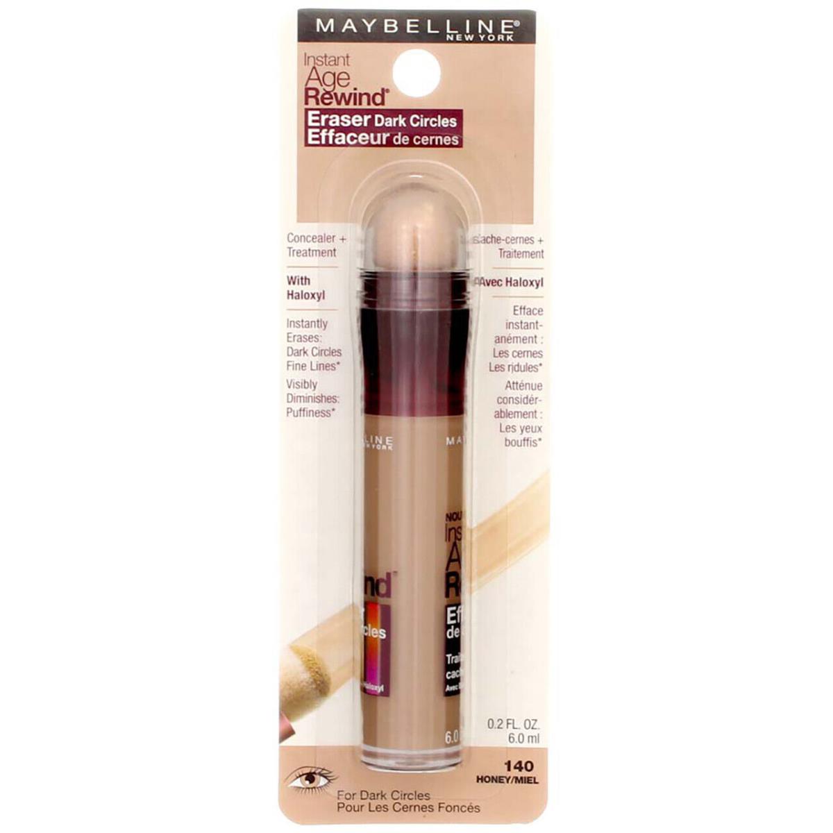 4 Pack Maybelline Instant Age Rewind Eraser Dark Circles Concealer Honey