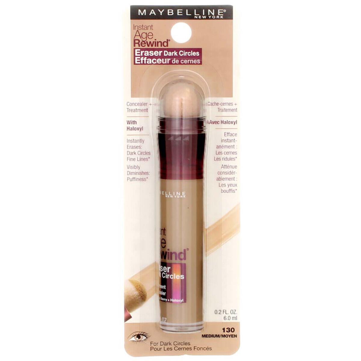 4 Pack Maybelline Instant Age Rewind Eraser Dark Circles Concealer Medium