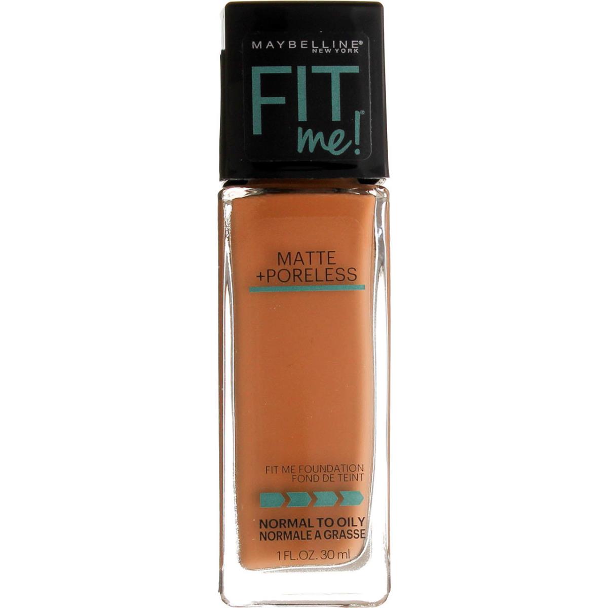 5 Pack Maybelline Fit Me Matte + Poreless Liquid Foundation Toffee 330 1 fl oz
