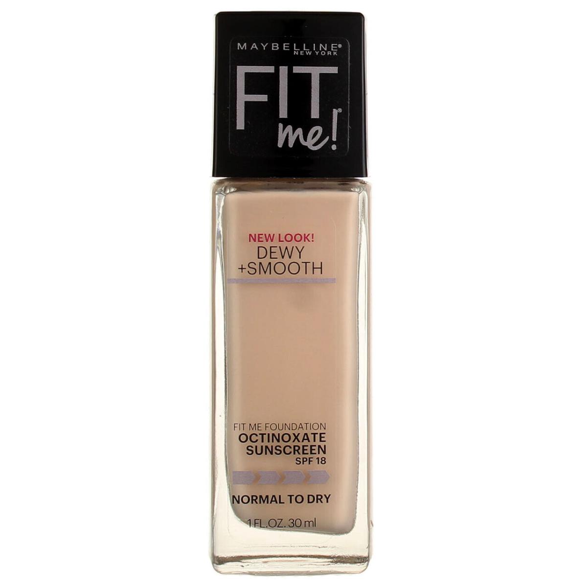 5 Pack Maybelline Fit Me Look Foundation Fair Porcelain 102 Spf 18 1