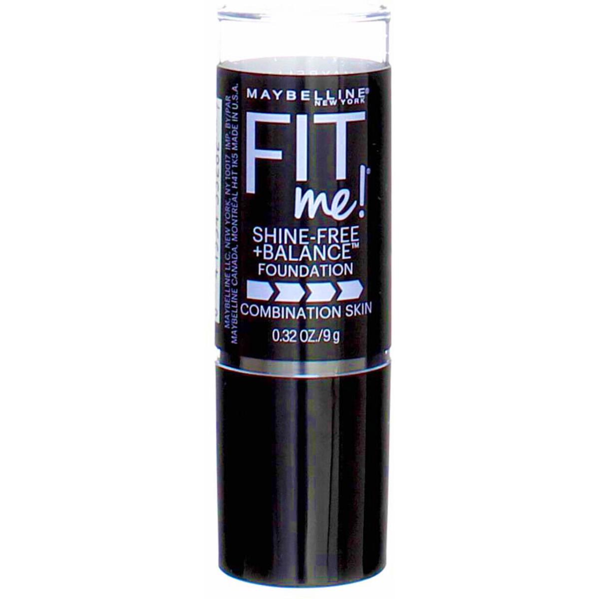 4 Pack Maybelline Fit Me Shine-free + Balance Stick Foundation Porcela