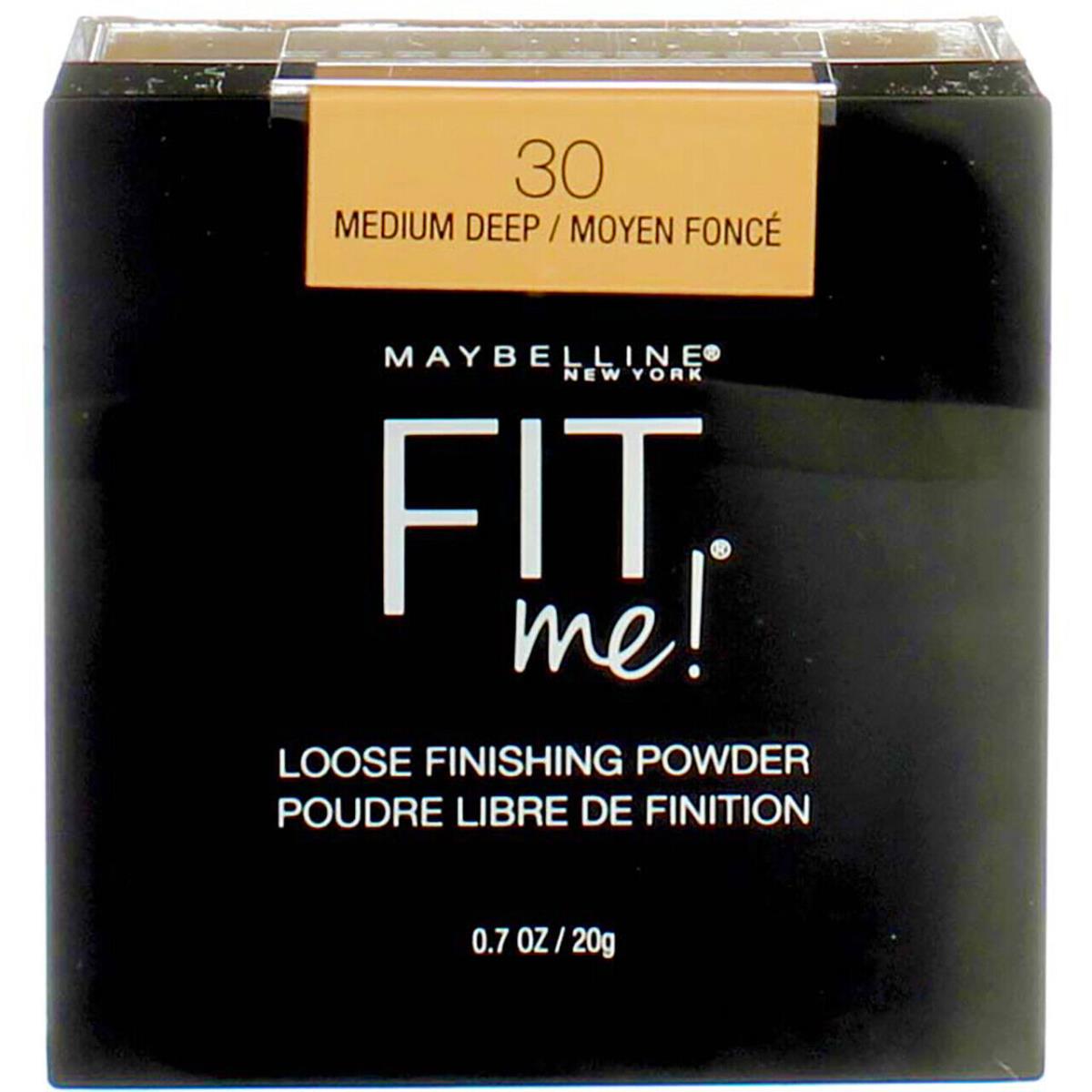 4 Pack Maybelline Fit Me Loose Finishing Powder Medium Deep 30 0.7 oz