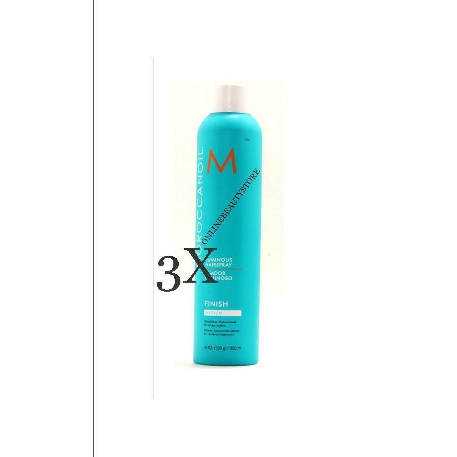 Moroccanoil Luminous Hairspray 10 oz Choose Spray Pack Of 3 Medium Finish 10 oz