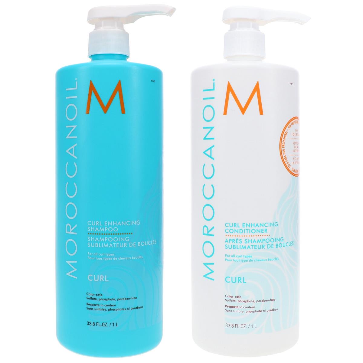 Moroccanoil Curl Enhancing Shampoo 33.8 oz Curl Enhancing Conditioner 33.8 oz