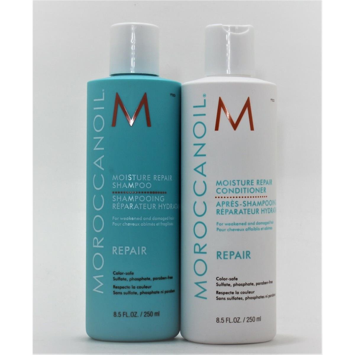 Moroccanoil Moisture Repair Shampoo and Conditioner 8.5 Fl oz