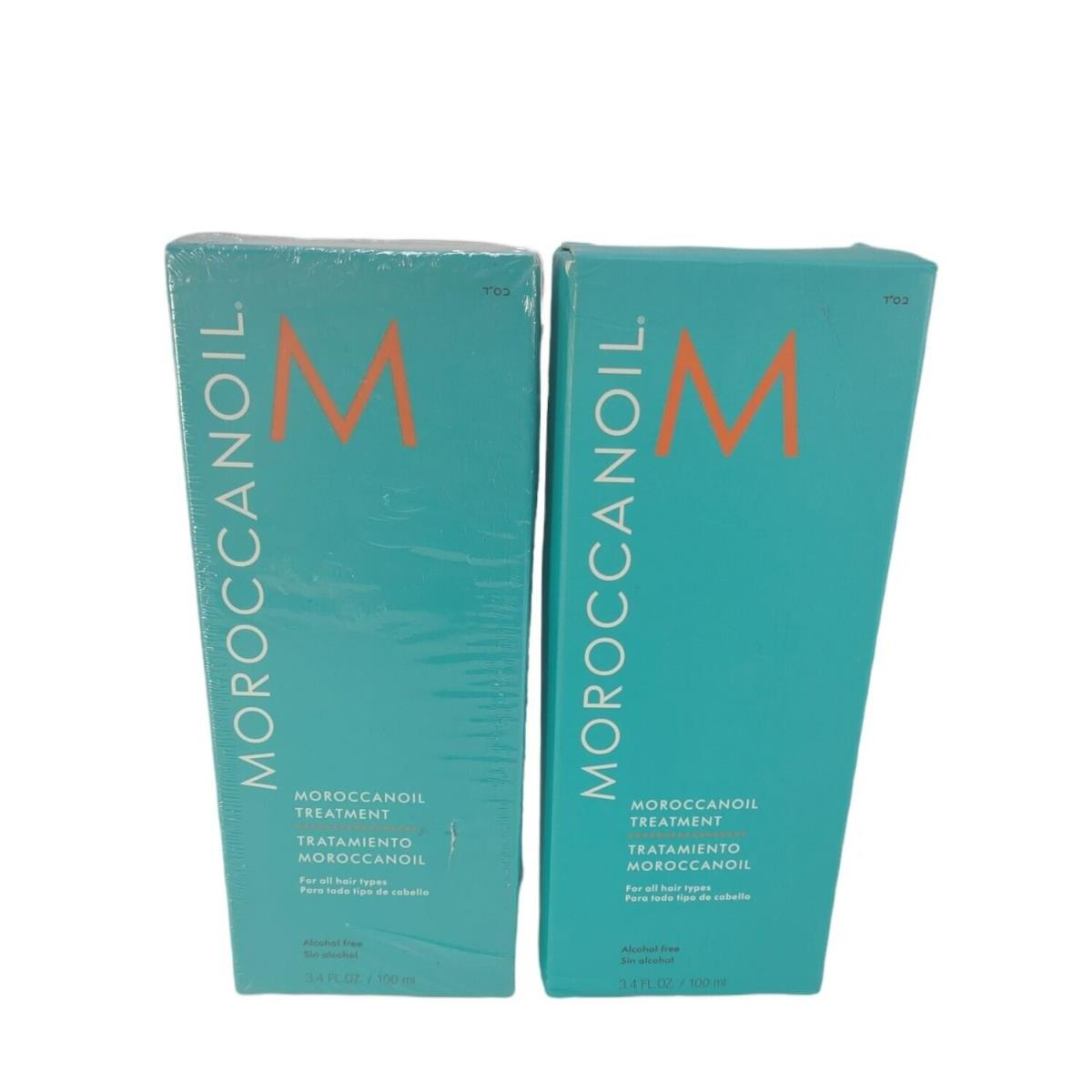 2x Moroccanoil Treatment W/pump 3.4 oz Classic All Hair Types