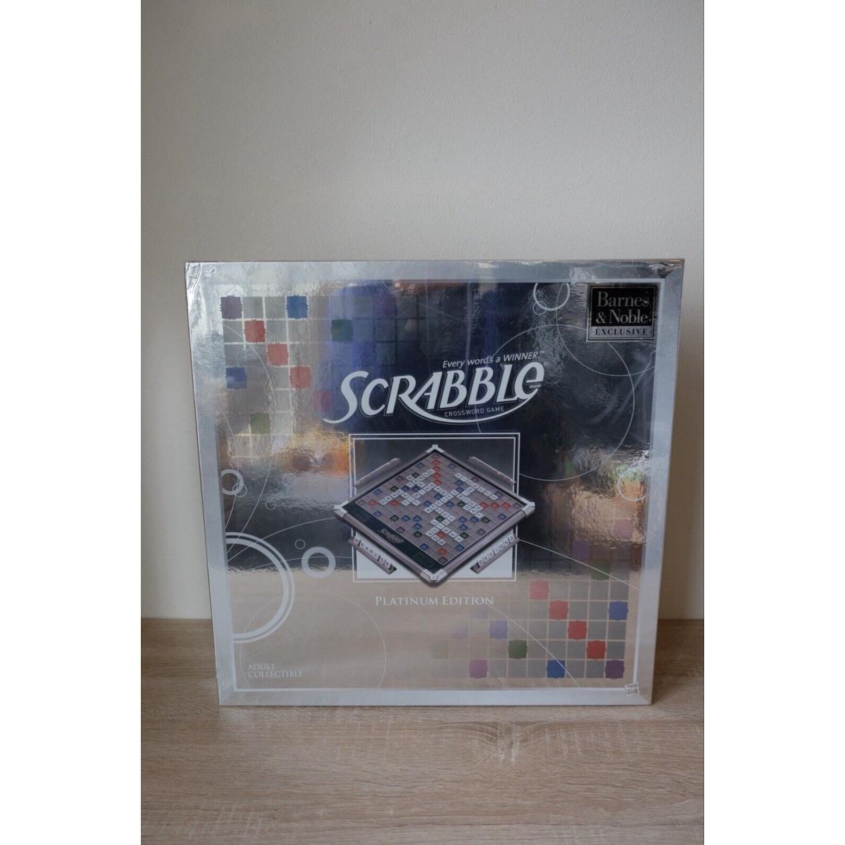 Scrabble Platinum Edition Rotating Board Adult Collectible