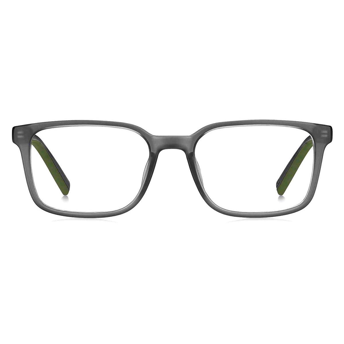Thf Eyeglasses Men Matte Gray Green 53mm by Tommy Hilfiger