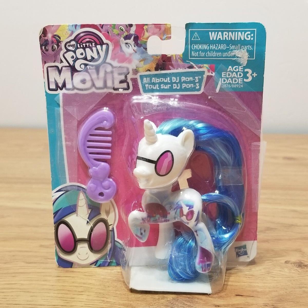 My Little Pony The Movie Toy Figure Accessory DJ Pon 3 In Package Hasbro