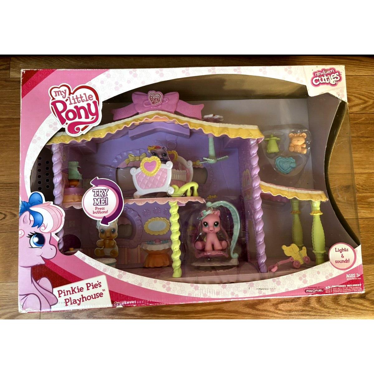 Mlp My Little Pony Born Cuties Pinkie Pie`s Playhouse 2008 Hasbro