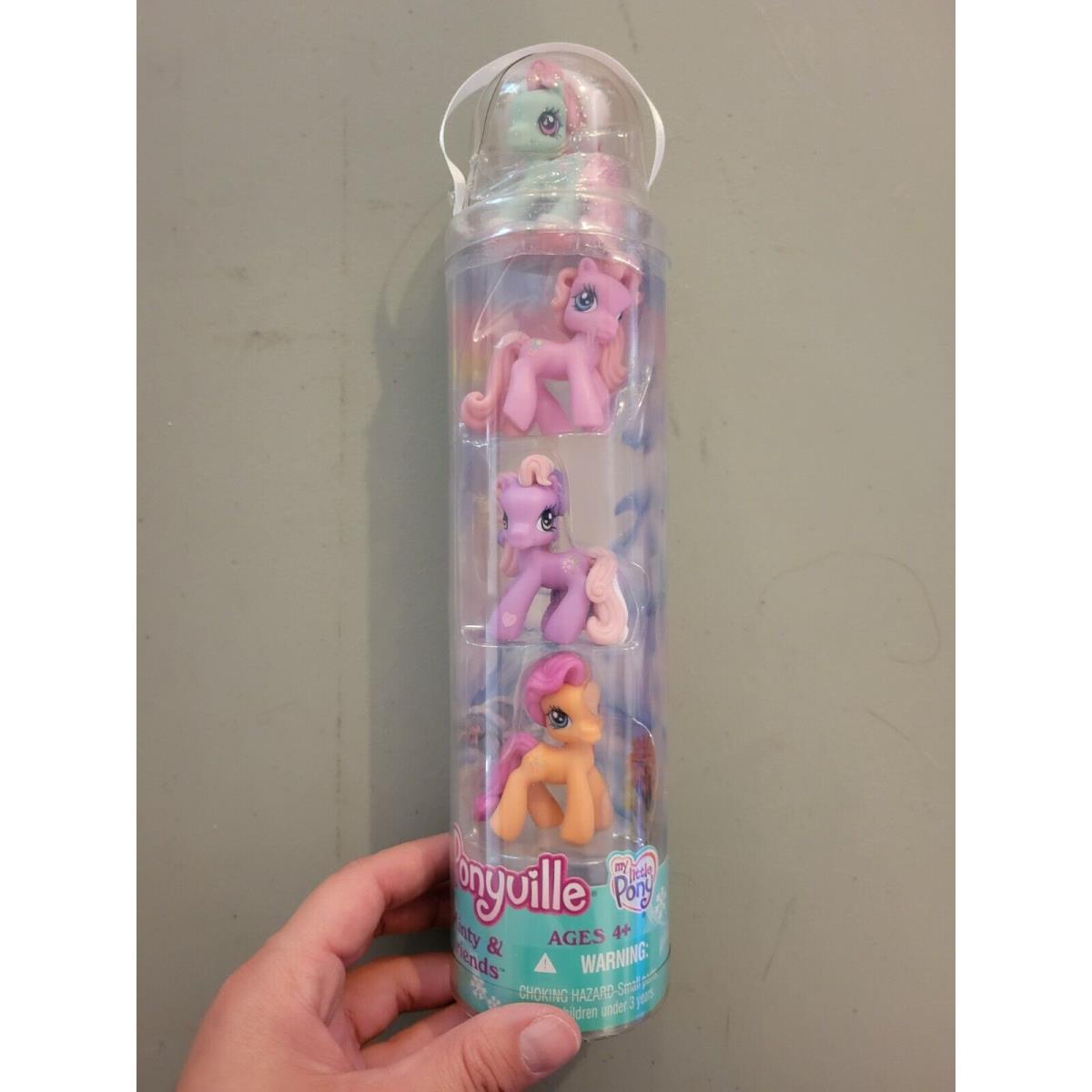 My Little Pony 2007 Ponyville Minty Friends Christmas Tube