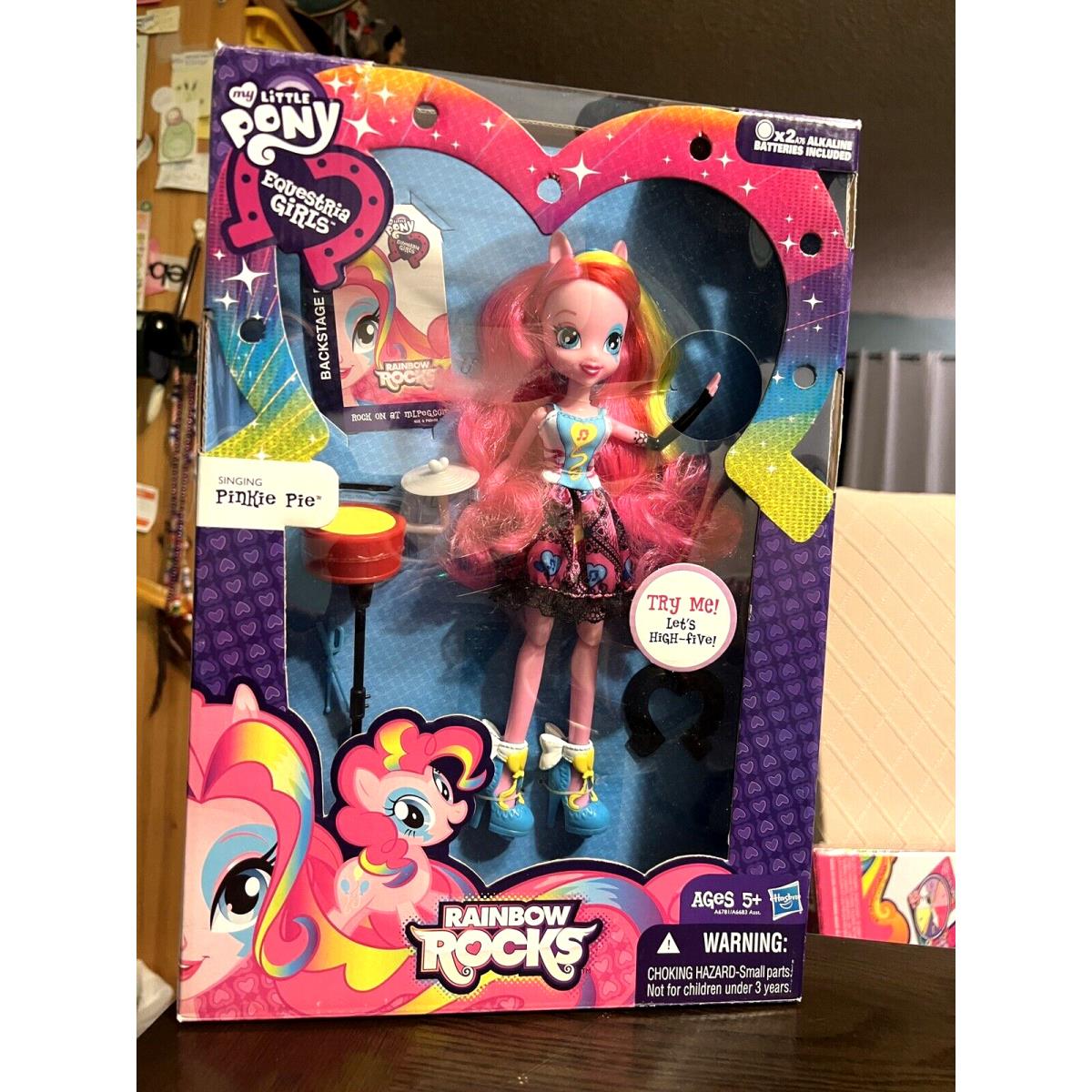 My Little Pony Pinkie Pie Singing Doll Equestria Girls Rainbow Rocks Mint