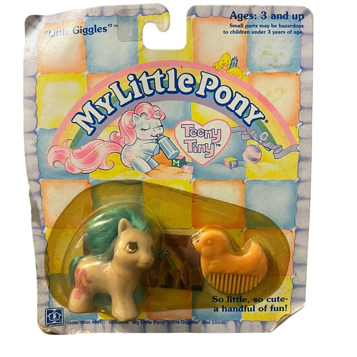 My Little Pony Teeny Tiny Little Giggles with Comb 1990