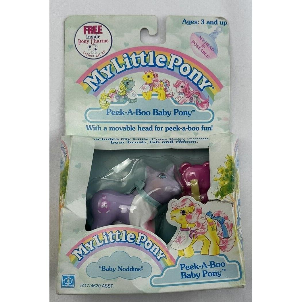 1987 My Little Pony Peek A Boo Baby Pony Baby Noddins