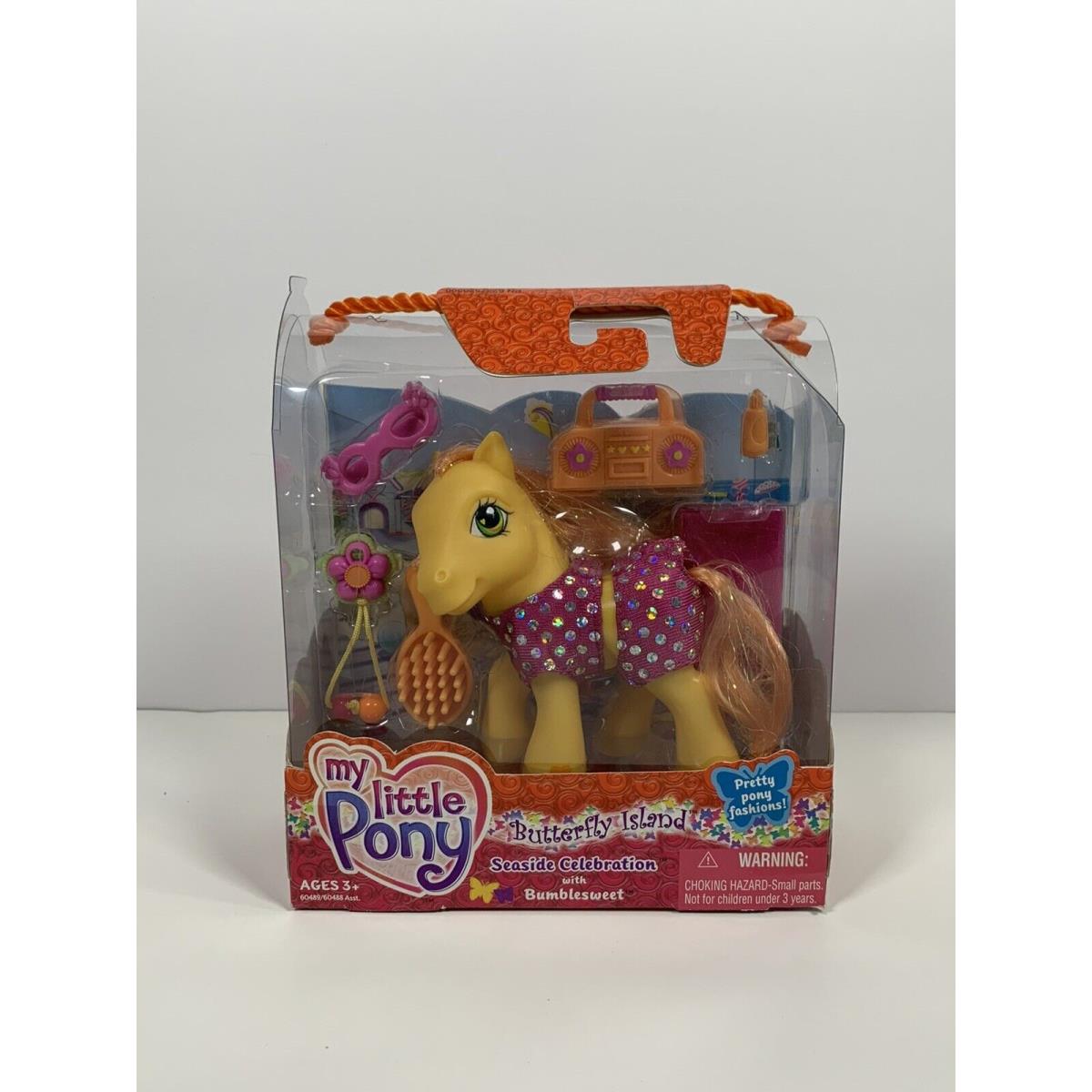 2004 Hasbro MY Little Pony Butterfly Island Seaside - Bumblesweet