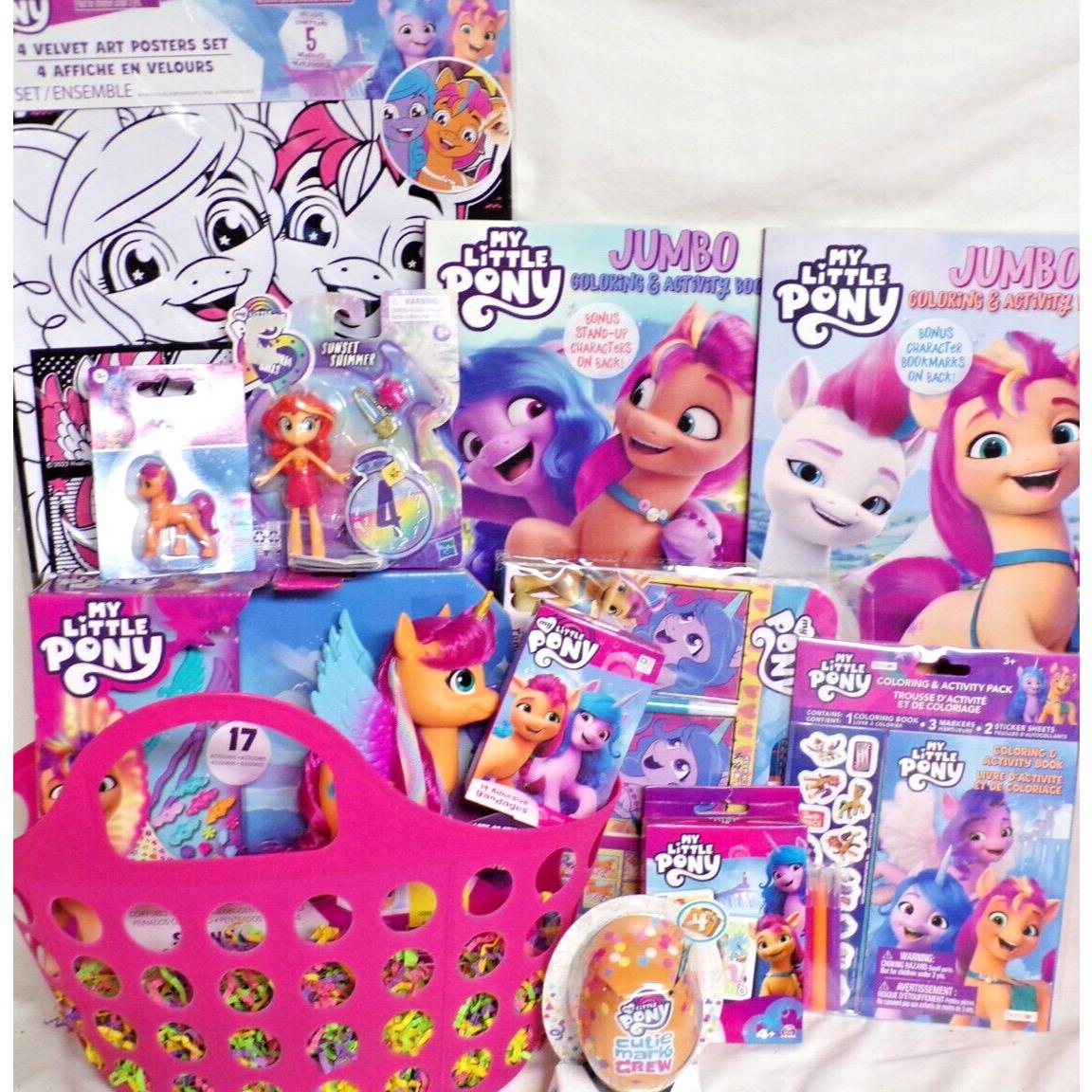 MY Little Pony Toy Gift Basket Sunny Starscout Figure Birthday Christmas