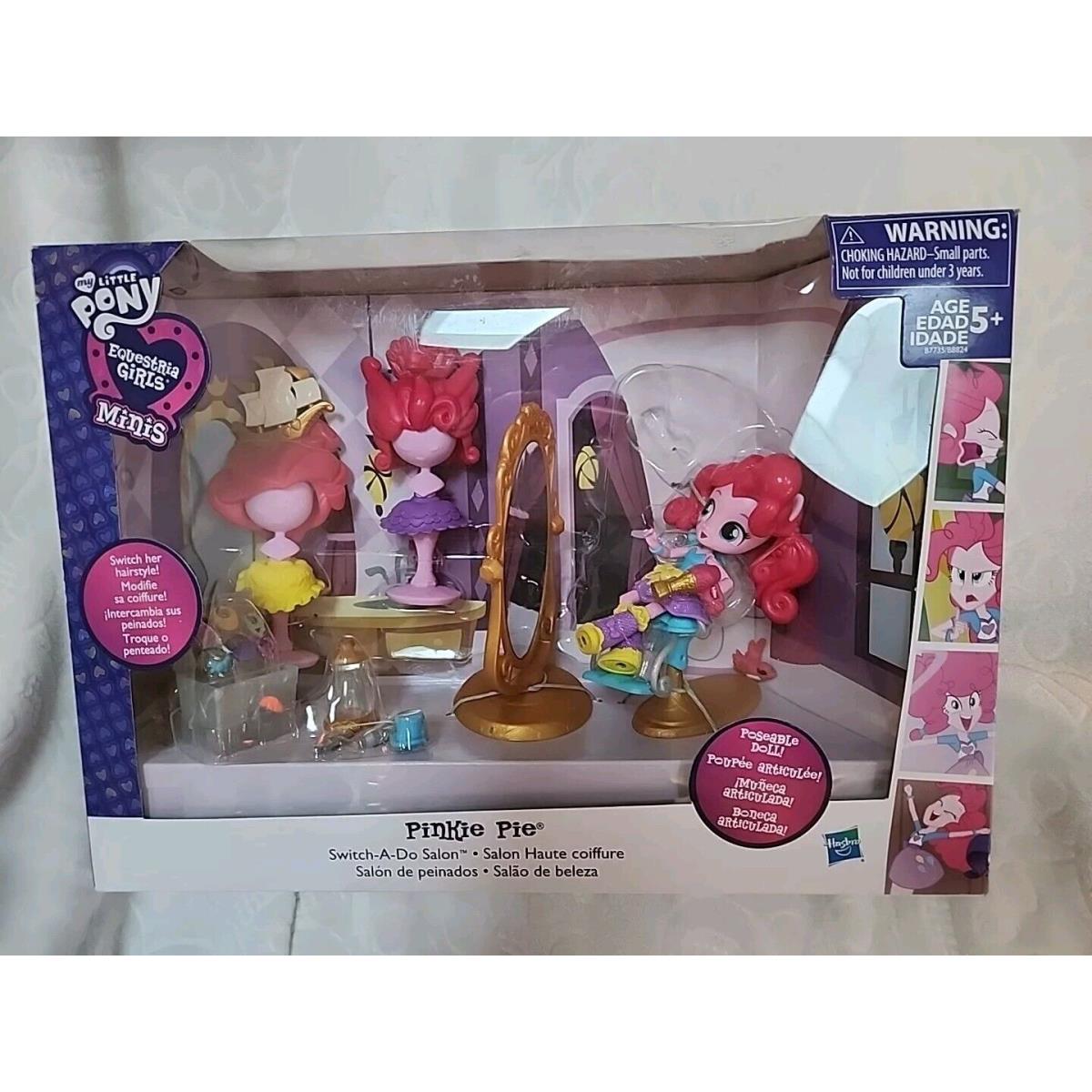 My Little Pony Equestria Girls Minis Pinkie Pie Switch-a-do Salon Figure Chair