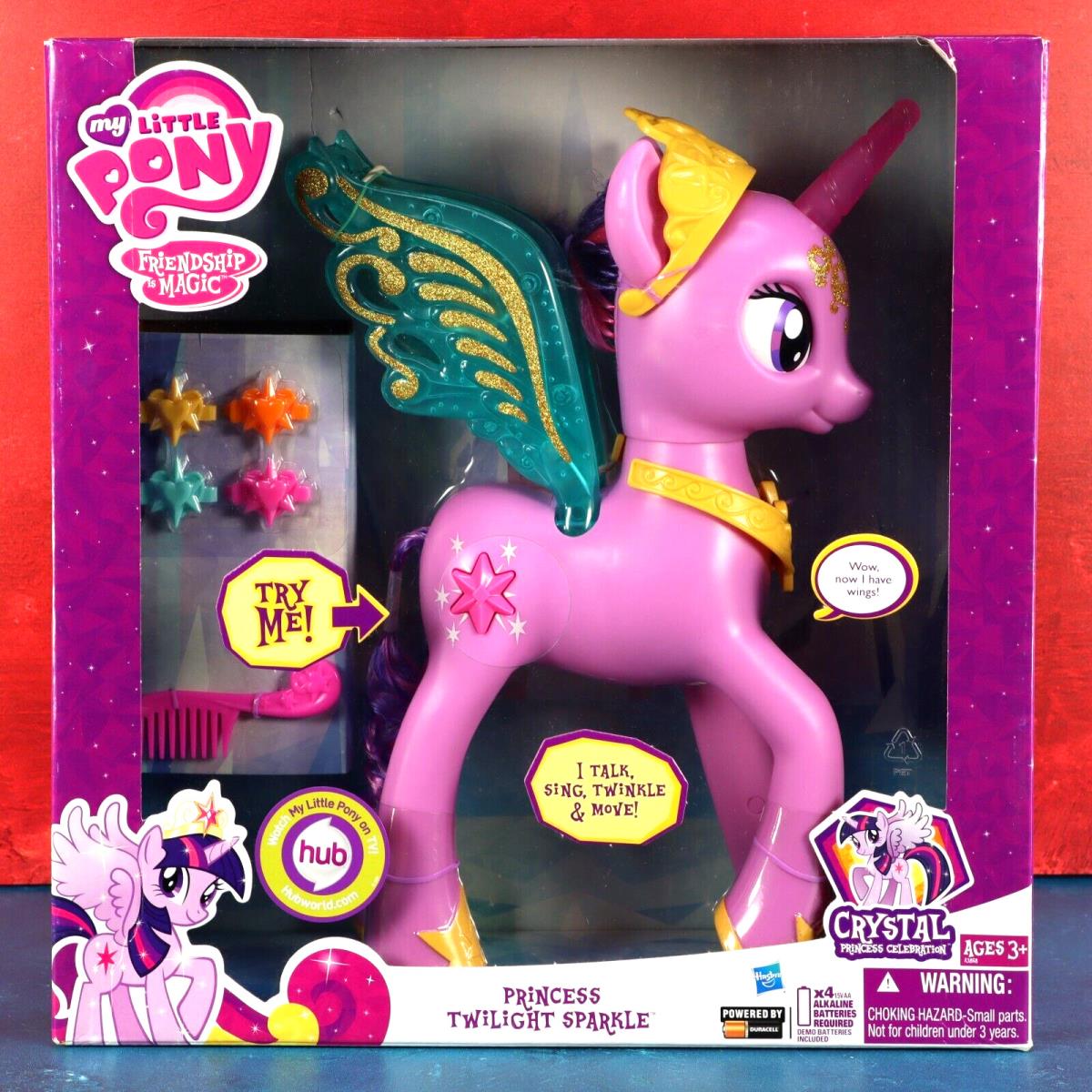 My Little Pony Princess Twilight Sparkle Figure Set Light-up Motion 2013