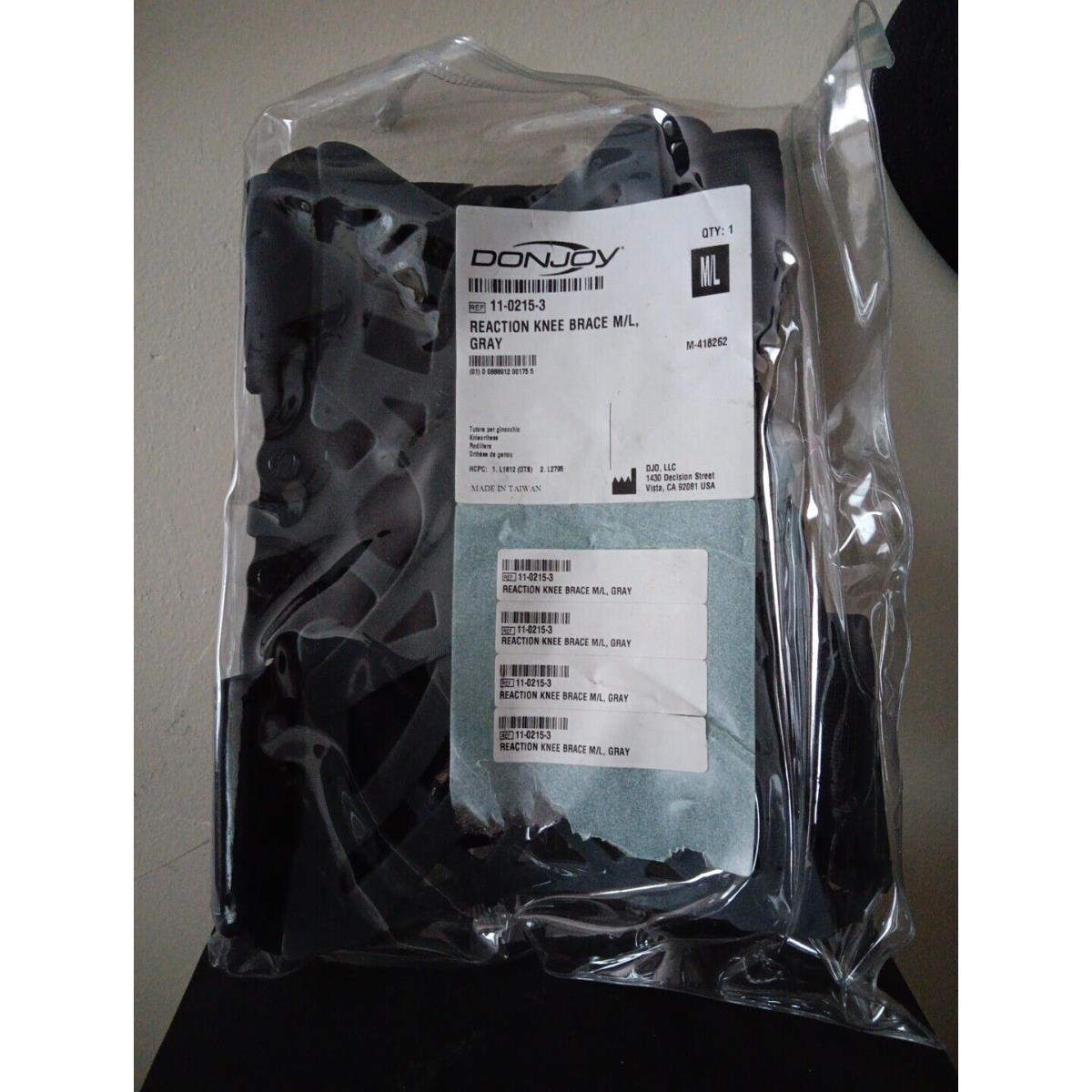 Knee Brace Gray M/l Donjoy Reaction 11-0215-3