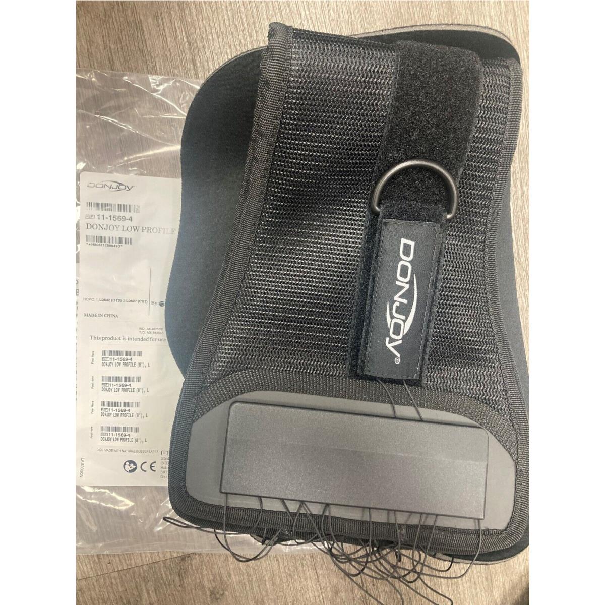 Donjoy LO Low Profile Back Brace 8 L 11-1569-4