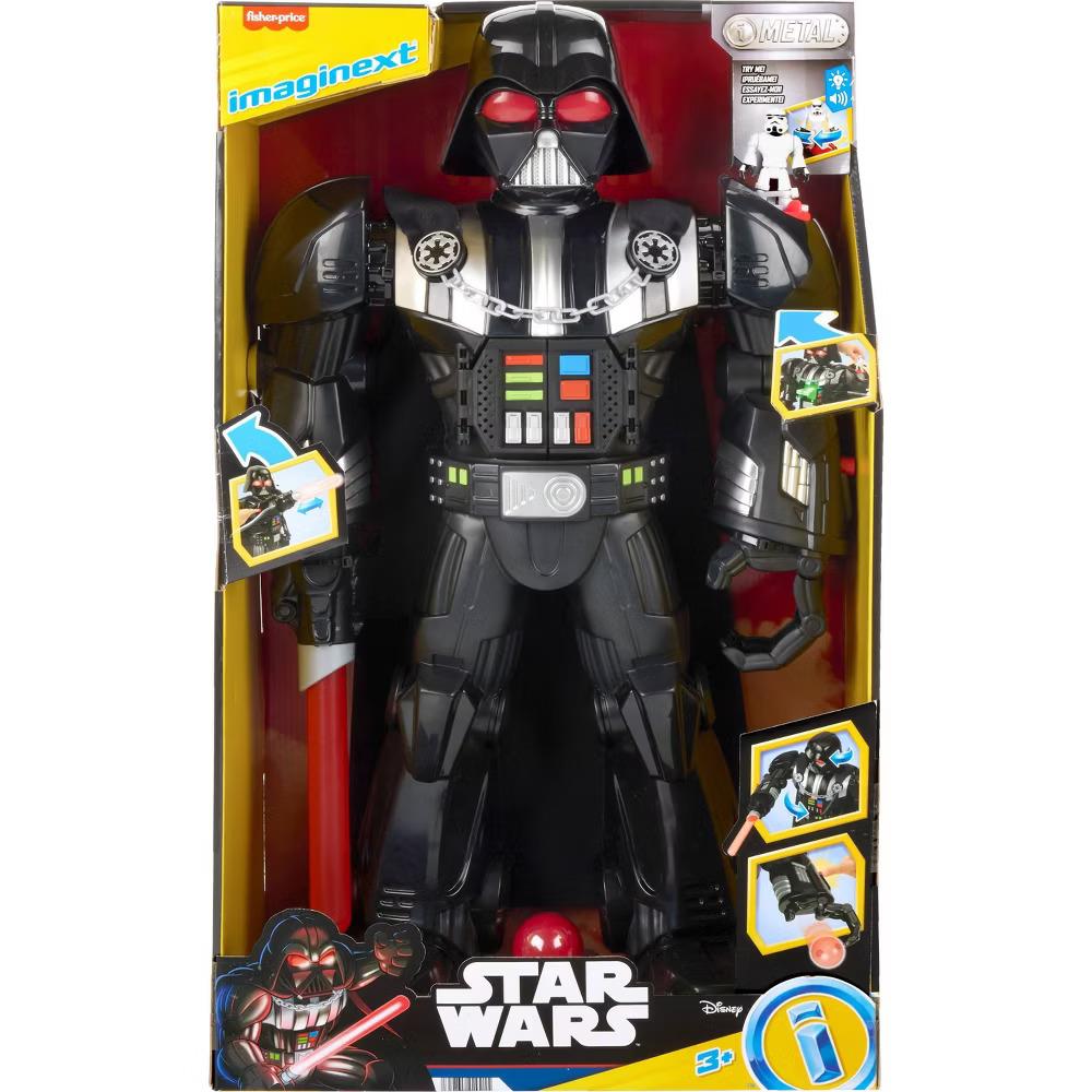 C0 Imaginext Star Wars Darth Vader Bot Action Figure Robot Toy Batteries