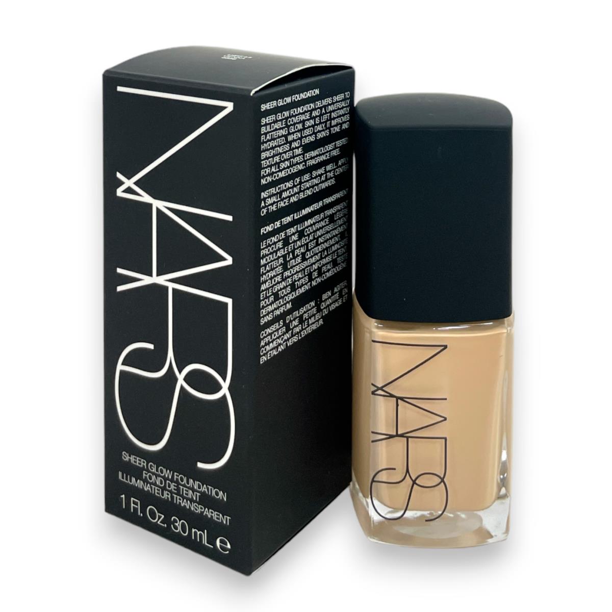 Nars Sheer Glow Foundation 1oz / 30mL You Pick Light 4.5 Vienna